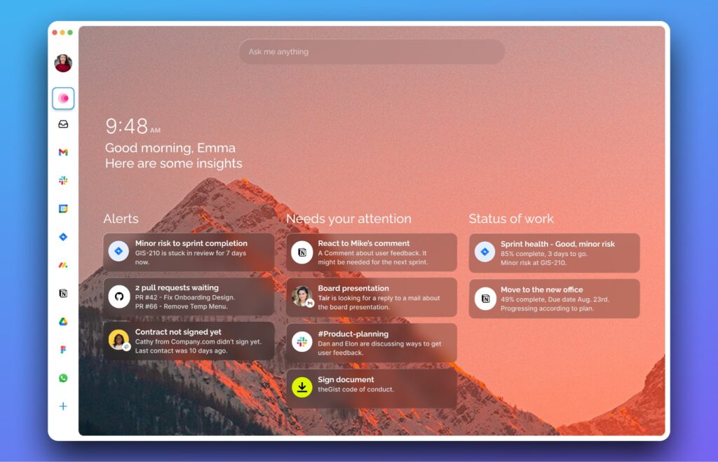 Main features of theGist.ai for Slack and Gmail 6 - Travotla shares smart AI solutions with Nomads